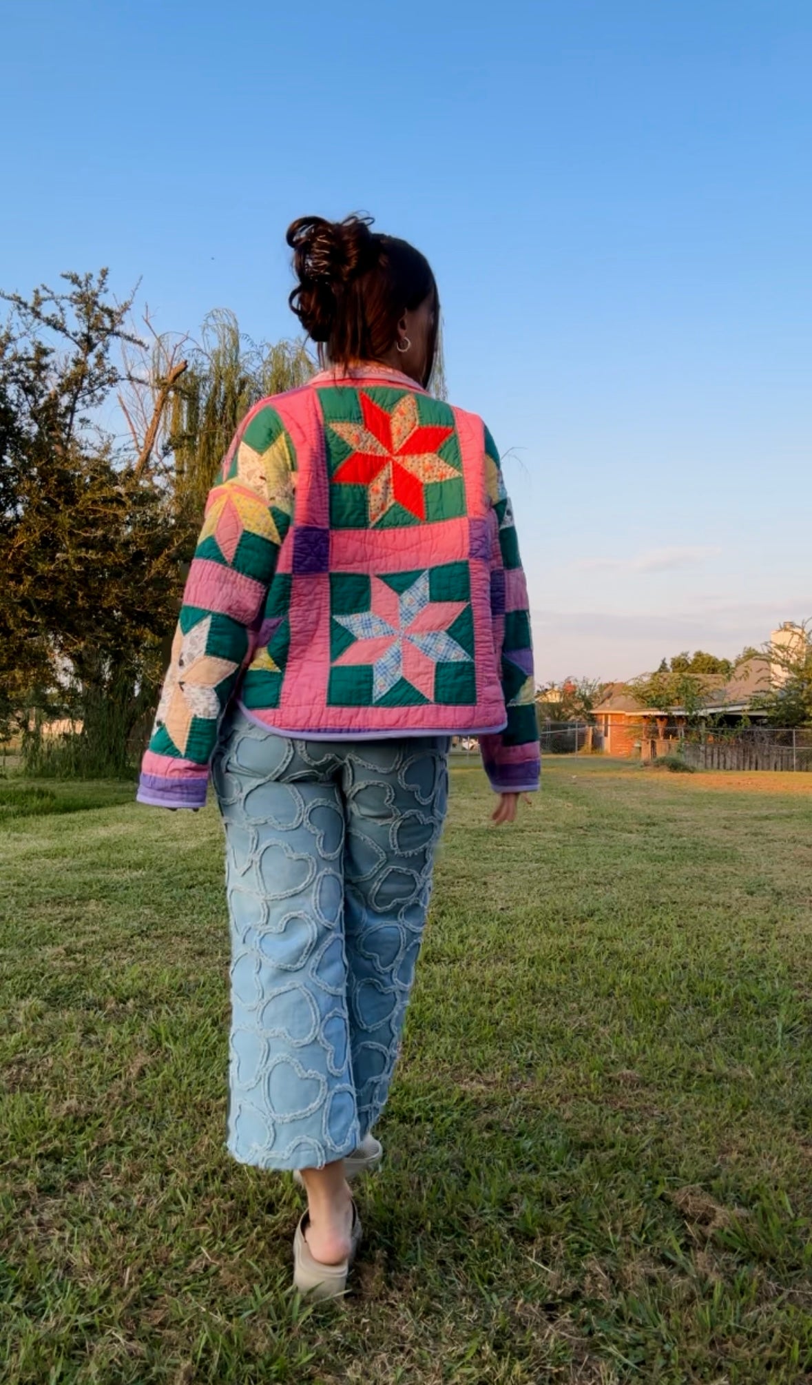 Easter Egg Quilt Jacket S/M