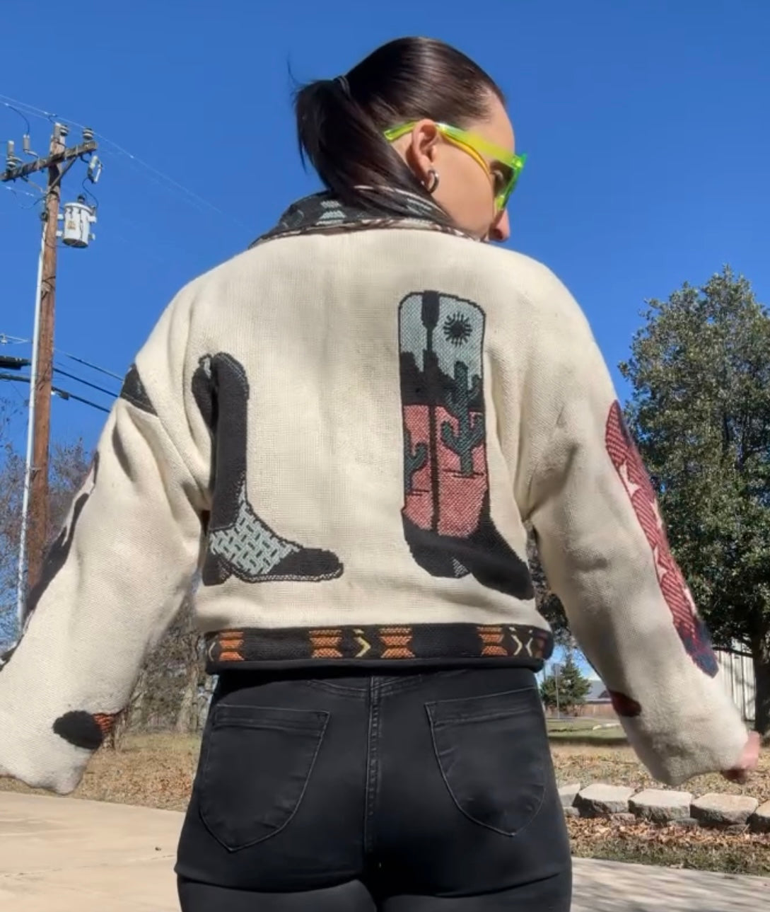 Boots the house down jacket