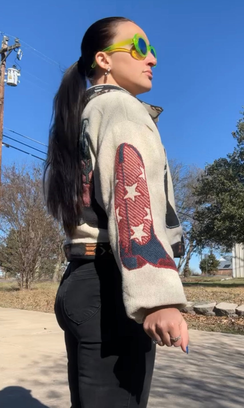 Boots the house down jacket